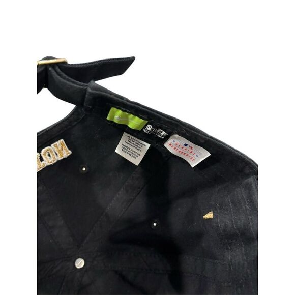 Nike Houston Embroidered Black Cap Gold Accents Unisex Adjustable Hat - Picture 7 of 7